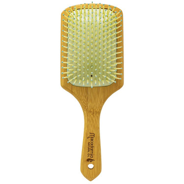 MACADAMIA OIL_Macadamia Oil infused bamboo paddle brush_Cosmetic World